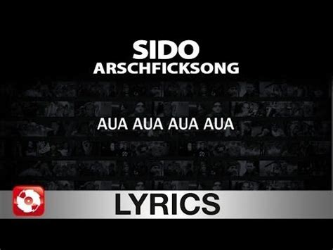 arschficksong lyrics|Sido Arschficksong translation of lyrics